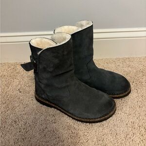 Birkenstock Upsala Shearling Boot in Grey | US 6: EU 36